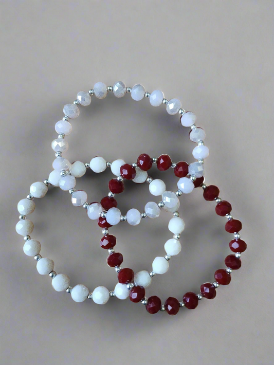 Set: Rosa, blanco y rojo