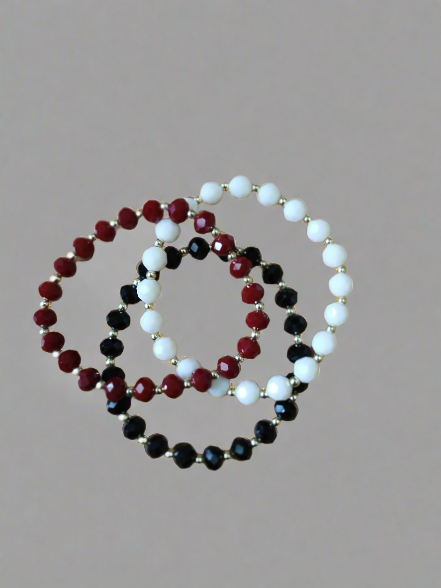Set: Negro, blanco y rojo